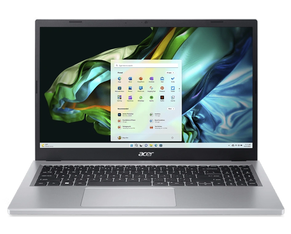 ACER A315-24P-R8BV ( Ryzen 5-7520U/8GB RAM DDR5/512GB NVMe SSD/15.6'' FHD Display/Windows 11 H)