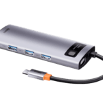 Baseus Metal Gleam Series 5 in 1 Multifunctional Type-C Hub Docking Station CAHUB-CX0G
