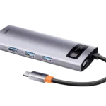 Baseus Metal Gleam Series 5 in 1 Multifunctional Type-C Hub Docking Station CAHUB-CX0G