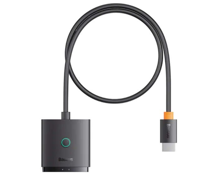 Baseus Airjoy Series 2 in 1 Bidirectional HDMI Switch With1m Cable Cluster B01331105111-01 - Image 1