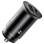Baseus Circular Metal PPS Quick Car Charger 30W CCYS-C01