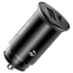 Baseus Circular Metal PPS Quick Car Charger 30W CCYS-C01