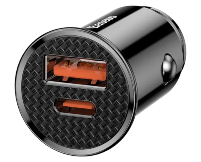 ACCBAS0042 Baseus Circular Plastic A+C 30W PPS Car Charger CCALL-YS01 - Image 1