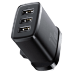 Baseus Compact 17W 3U Charger UK Black