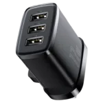 Baseus Compact 17W 3U Charger UK Black