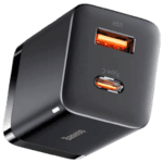 Baseus Super Si Pro Dual Port Fast Charger 30W