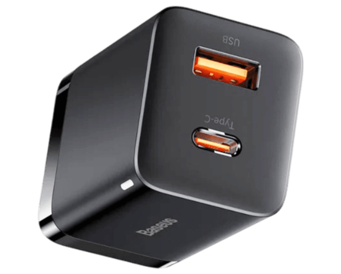 Baseus Super Si Pro Dual Port Fast Charger 30W - Image 1