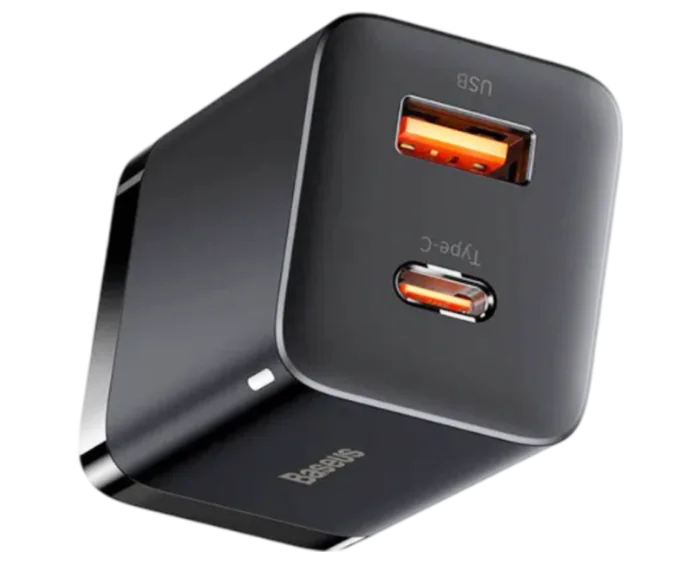 ACCBAS0048 Baseus Super Si Pro Dual Port Fast Charger 30W - Image 1