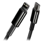 Baseus Tungsten Gold 1M Fast Charging Data Cable Type-C to iP PD 20W Black