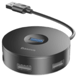 Baseus USB-A to USB-A Hub Air Joy / Round Box Adapter Black