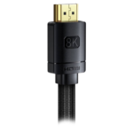 Baseus 1M 8K High Definition Series HDMI to HDMI Adapter Cable Black, 8K 60Hz, 3D, HDR, 48Gbps