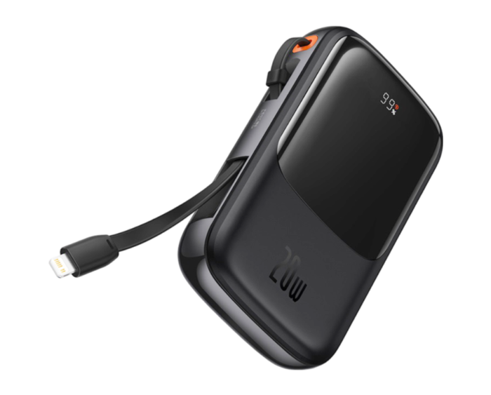 ACCBAS0072 Baseus 10000mAh 20W Qpow Pro Lighting Cable Fast Charging Power Bank - Image 1