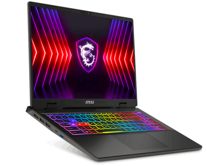 MSI SWORD 16 HX B14VEKG (Core i7-14700HX/16GB RAM DDR5 /1TB SSD/RTX 4050 6GB GPU/15.6 FHD /WIN 11 H)