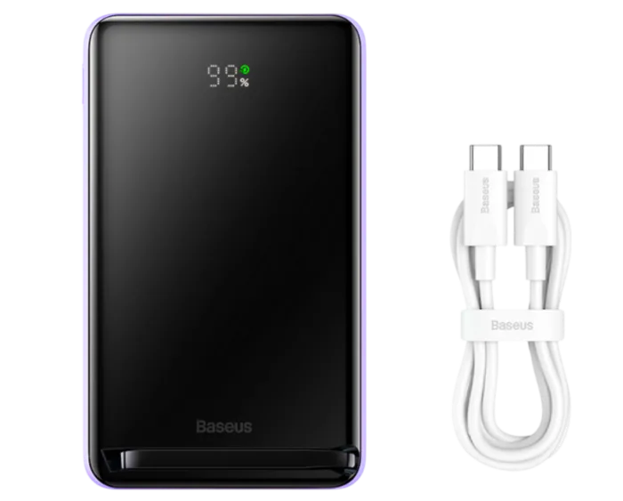pwb-baseus-w-1 BASEUS Power Bank Wireless 10000mAH 20W Magnetic Mini - Image 1