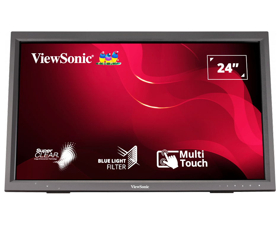 ViewSonic® TD2423 24” IR touch Screen Monitor