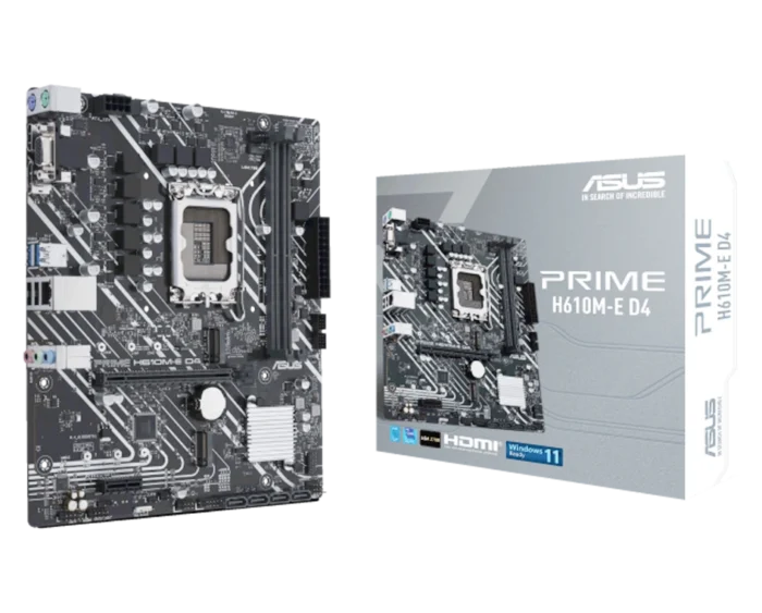 ASUS PRIME H610M-E D4 Motherboard