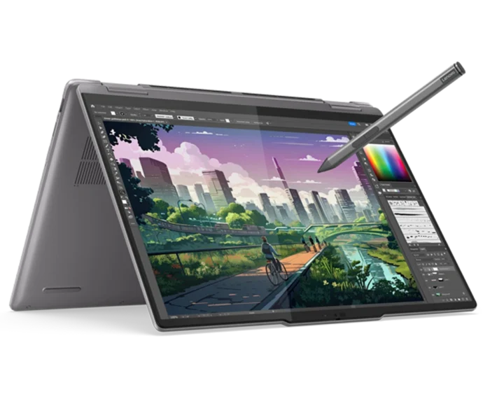 Yoga_7_2_in_1_14AHP9_CT1_01 Lenovo YOGA 7 2-in-1 14AHP9 Laptop ( AMD Ryzen™ 5-8640HS/16GB RAM/1TB NVMe SSD/14.0" WUXGA Touch/Win11-H) - Image 1
