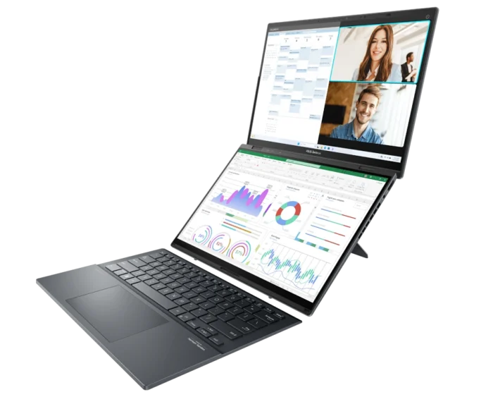 ASUS Zenbook DUO 14 OLED UX8406CA - PZ229WS(Intel® Core™ Ultra 9 Processor 285H/32GB RAM DDR5X/1TB M.2 NVMe™ PCIe® 4.0 SSD/14.0-inch, 3K (2880 x 1800) OLED /Microsoft Office Home & Student 2024/Windows 11 Home) - Image 9