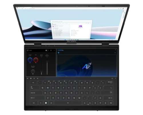 ASUS Zenbook DUO 14 OLED UX8406CA - PZ229WS(Intel® Core™ Ultra 9 Processor 285H/32GB RAM DDR5X/1TB M.2 NVMe™ PCIe® 4.0 SSD/14.0-inch, 3K (2880 x 1800) OLED /Microsoft Office Home & Student 2024/Windows 11 Home) - Image 4