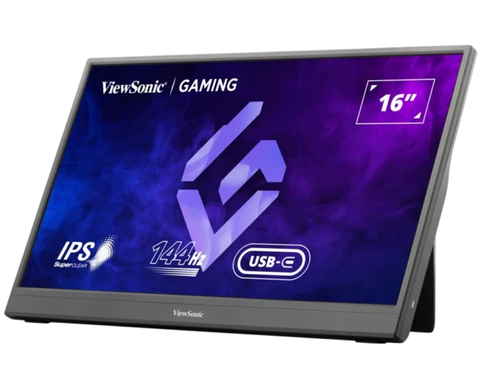 vx1654-4 ViewSonic VX1654 16" 144Hz IPS Portable Gaming Monitor - Image 1