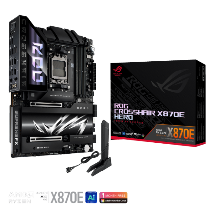 ASUS ROG CROSSHAIR X870E HERO Motherboard - Image 1