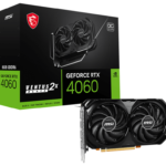 MSI GeForce RTX 4060 Ventus OC 2X 8GB GDDR6X Black GPU