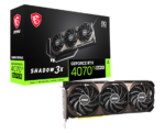 MSI Geforce RTX 4070 TI Super 16GB GDDR6X Shadow 3X OC GPU