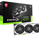 MSI GeForce RTX 4070 Ventus OC 3X E 12GB GDDR6X GPU