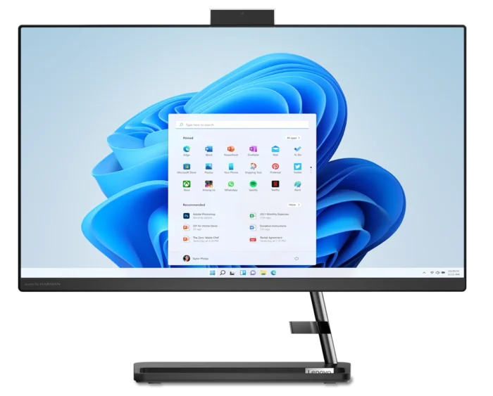 Lenovo IDEACENTRE 3 All In One PC - 24IAP7(intel Core i5-13th Gen/16GB RAM/512GB NVME SSD/23.8 Full HD IPS Monitor/USB Keyboard & Mouse) - Image 3
