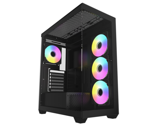 RAIDMAX Infinita I800 Black ARGB Mid-Tower Gaming Case - Image 2