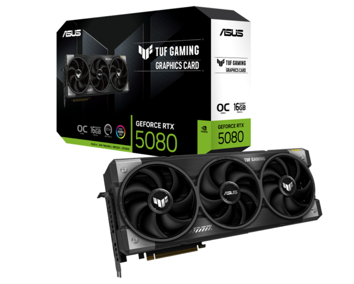CAGPU4-2 ASUS TUF Gaming GeForce RTX™ 5080 16GB GDDR7 OC Edition GPU - Image 1