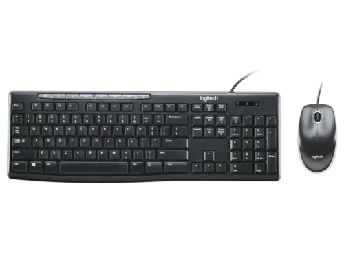 Logitech MK200 Media Corded Keyboard and Mouse Combo