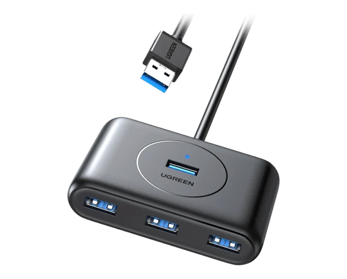 UGREEN 4 Port USB 3.0 Hub with USB-A Port 0.5 Meter CR113 - Image 1