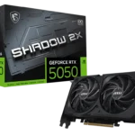 MSI GeForce RTX™ 5050 8GB SHADOW 2X OC Graphics Card