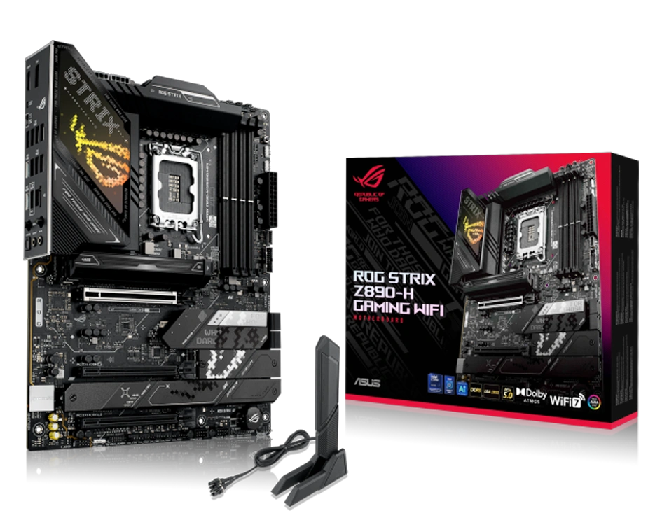 Asus Rog Strix Z890-H ASUS ROG STRIX Z890-H GAMING WIFI DDR5 Motherboard - Image 1
