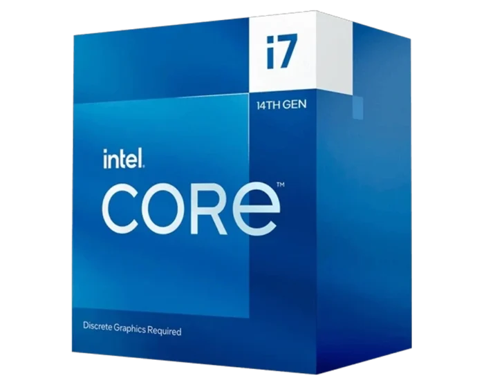 CORE I7 14700F PROCESSOR Intel® Core™ i7-14700F Processor (20 Cores / 28 Threads, Up to 5.4GHz Turbo Boost clock speed) - Image 1