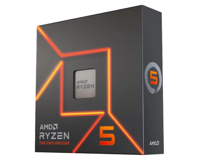 AMD Ryzen™ 5 7600X Processor ( 6 cores & 12 threads, Base clock 4.7GHz with boost clock up to 5.3GHz) - Image 1