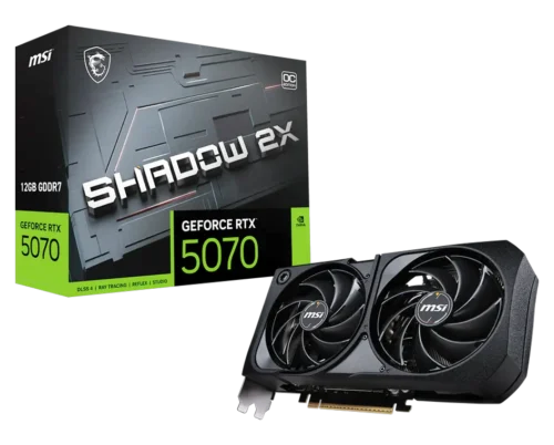 MSI GeForce RTX™ 5070 12GB SHADOW 2X OC Graphic Card
