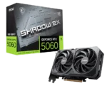 MSI GeForce RTX™ 5060 8GB SHADOW 2X OC Graphic Card