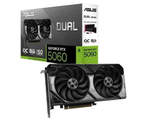 ASUS Dual GeForce RTX™ 5060 8GB GDDR7 OC Edition Graphics Card