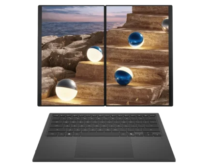 ASUS ZenBook DUO UX8407-SN152WS(Intel® Core™ Ultra 9 386H Processor/32GB LPDDR5X RAM/1TB NVMe PCIe 4.0 SSD/Dual 14-Inch 3K OLED Touch Displays/Windows 11 Home)