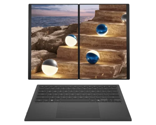 ASUS ZenBook DUO UX8407-SN152WS(Intel® Core™ Ultra 9 386H Processor/32GB LPDDR5X RAM/1TB NVMe PCIe 4.0 SSD/Dual 14-Inch 3K OLED Touch Displays/Windows 11 Home)