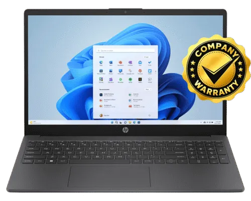 HP 15-fd1319TU Laptop (Intel® Core™ 3 Processor 100U/8GB DDR4 RAM/512GB NVMe SSD/15.6" FHD Display/Windows 11 Home)