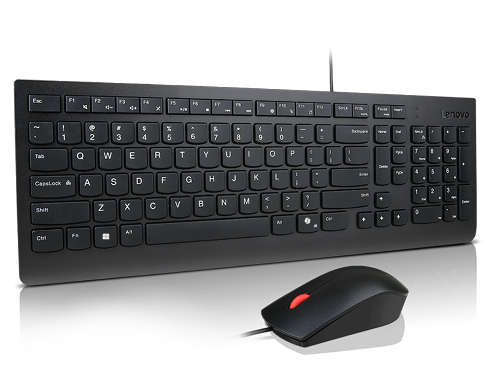 Lenovo Essential Wired Combo Keyboard and Mouse Lenovo Essential Wired Combo Keyboard and Mouse - Image 1