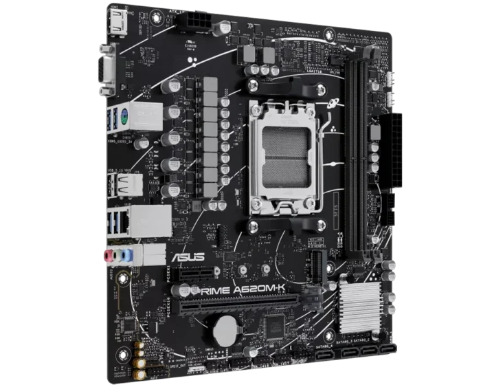 ASUS PRIME A620M-K DDR5 Motherboard - Image 2