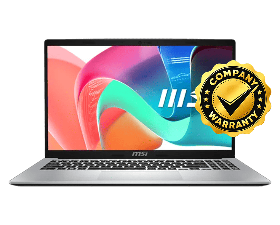 msi modern with company warranty logo MSI Modern15 F1MG Laptop (Intel® Core™ 7 processor 150U/16GB RAM/512GB NVMe SSD/15.6 FHD/DOS) - Image 1