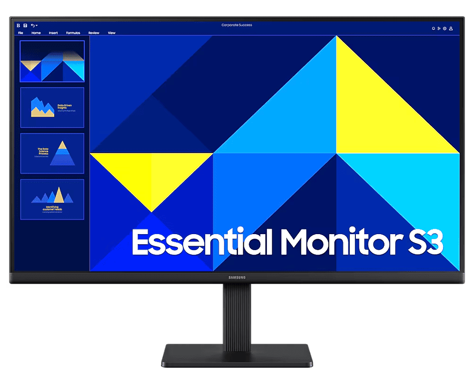 27 Essential Monitor S3 S30GD FHD Samsung Essential S3 27 Inch IPS Full HD 100Hz Monitor - Image 1