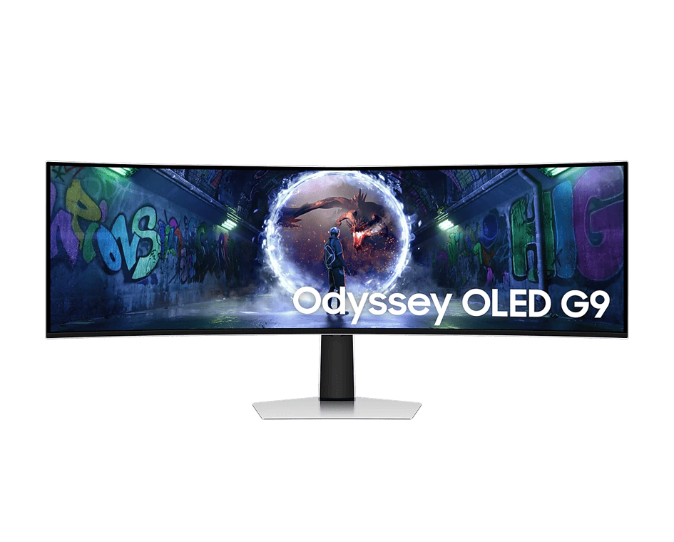 49-Odyssey-OLED-G9-1 SAMSUNG Odyssey OLED G9 49 Inch Curved DQHD 240Hz Gaming Monitor - Image 1