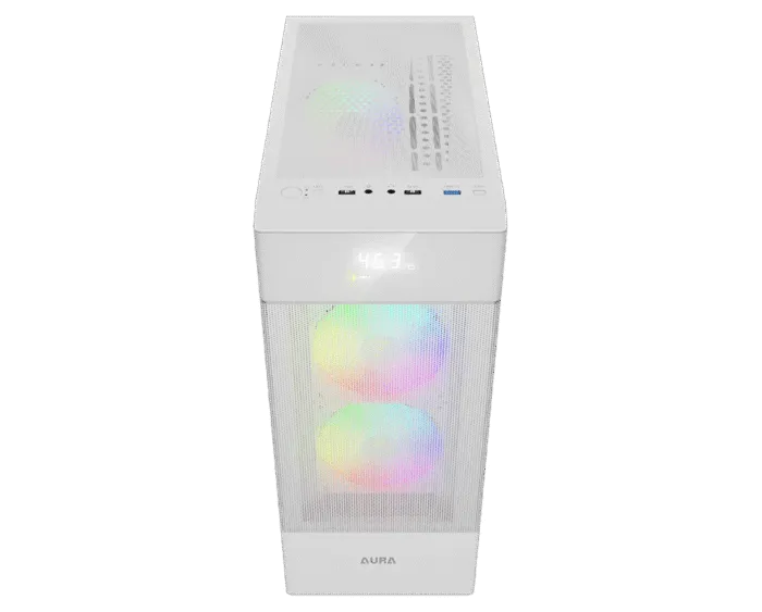 GAMDIAS AURA GC5 ELITE ARGB Case-White - Image 2