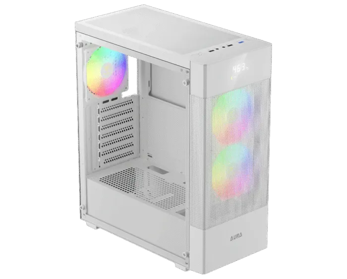 GAMDIAS AURA GC5 ELITE ARGB Case-White - Image 4